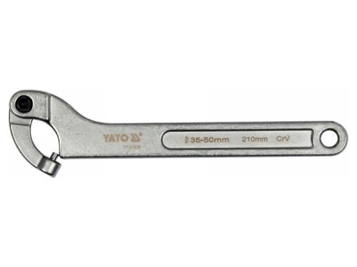 Körmös kulcs állítható 35-50 mm csapos CrV YATO