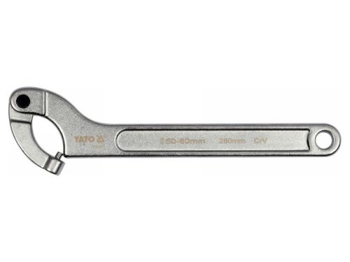 Körmös kulcs állítható 50-80 mm csapos CrV YATO