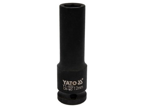 YATO Gépi hosszú dugókulcs 1/2" 12 mm CrMo