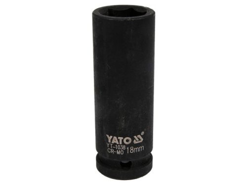 YATO Gépi hosszú dugókulcs 1/2" 18 mm CrMo