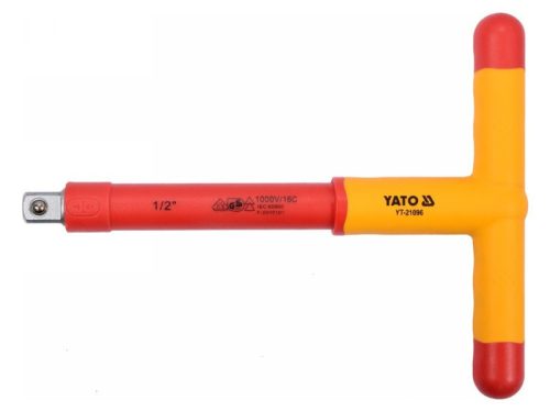 YATO T-alakú hajtókar 1/2" 1000 V-ig szigetelt CrV